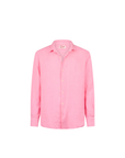 MC2 SHIRT - LINEN Bubble pink linen shirt