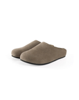 ATRY BROWN COMFORT CLEAN FOOTBED CLOGS