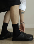 OFF-WOFEE WOVEN MULE