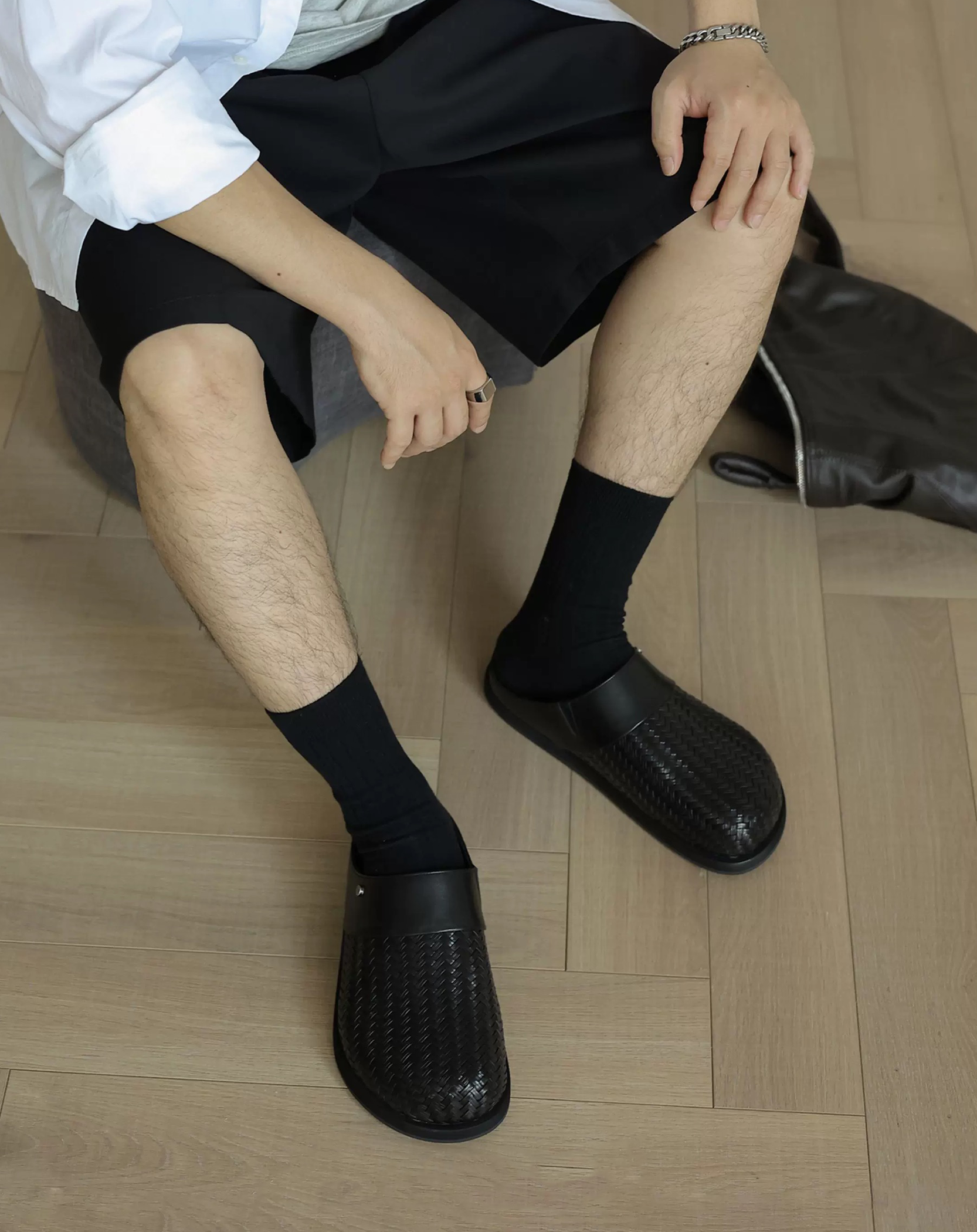 OFF-WOFEE WOVEN MULE