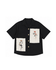 BACKSTAGE FLORAL PATCH CUBAN SHIRT