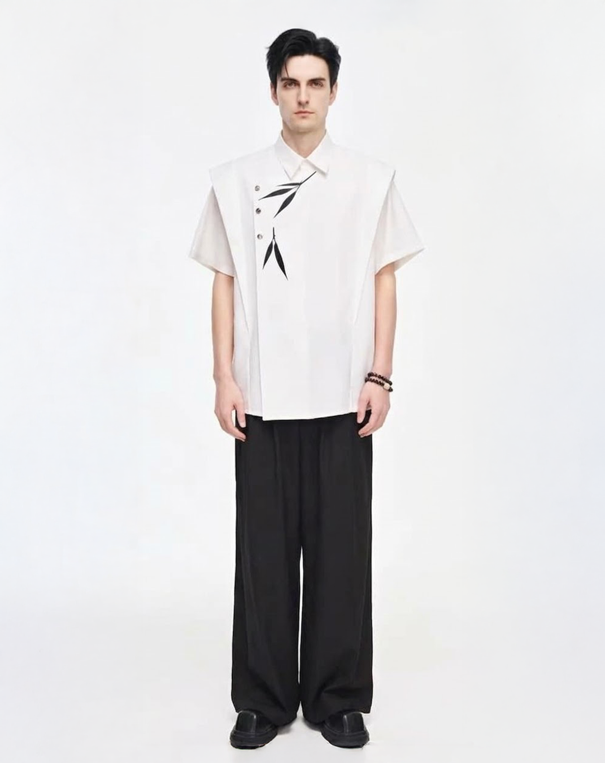 BACKSTAGE ASYMMETRICAL SHIRT