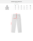 HOMIES WORKER PANTS TERRACOTA