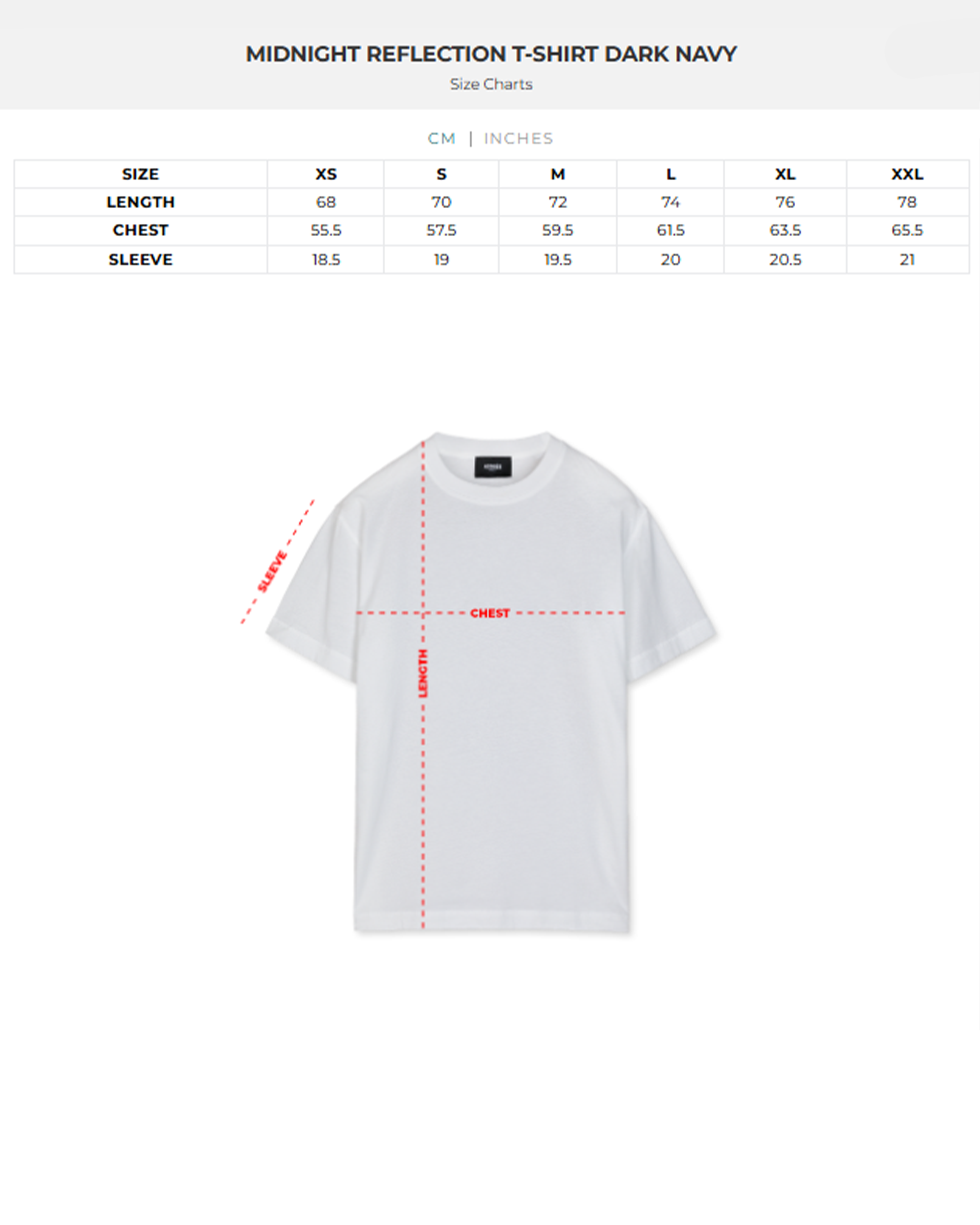 HOMIES MIDNIGHT REFLECTION T-SHIRT VINTAGE WHITE