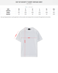 HOMIES OUT OF SOCIETY T-SHIRT VINTAGE GREY