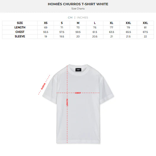 HOMIES-CHURROS T-SHIRT