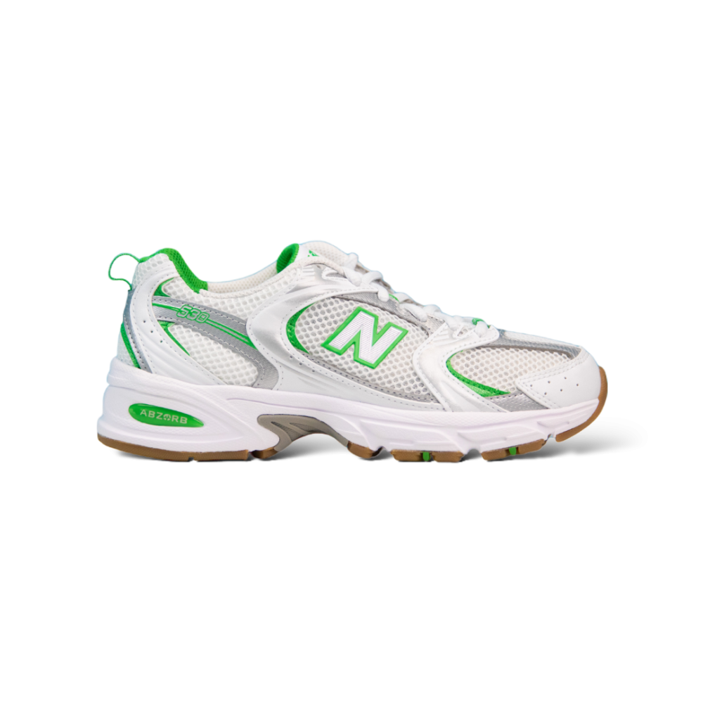 New Balance 530 - White Green - BACKSTAGE - باك ستيج - BACKSTAGE باك ستيج your go-to destination for discovering the finest brands that cater to every taste and occasion in KSA and Middle East. 