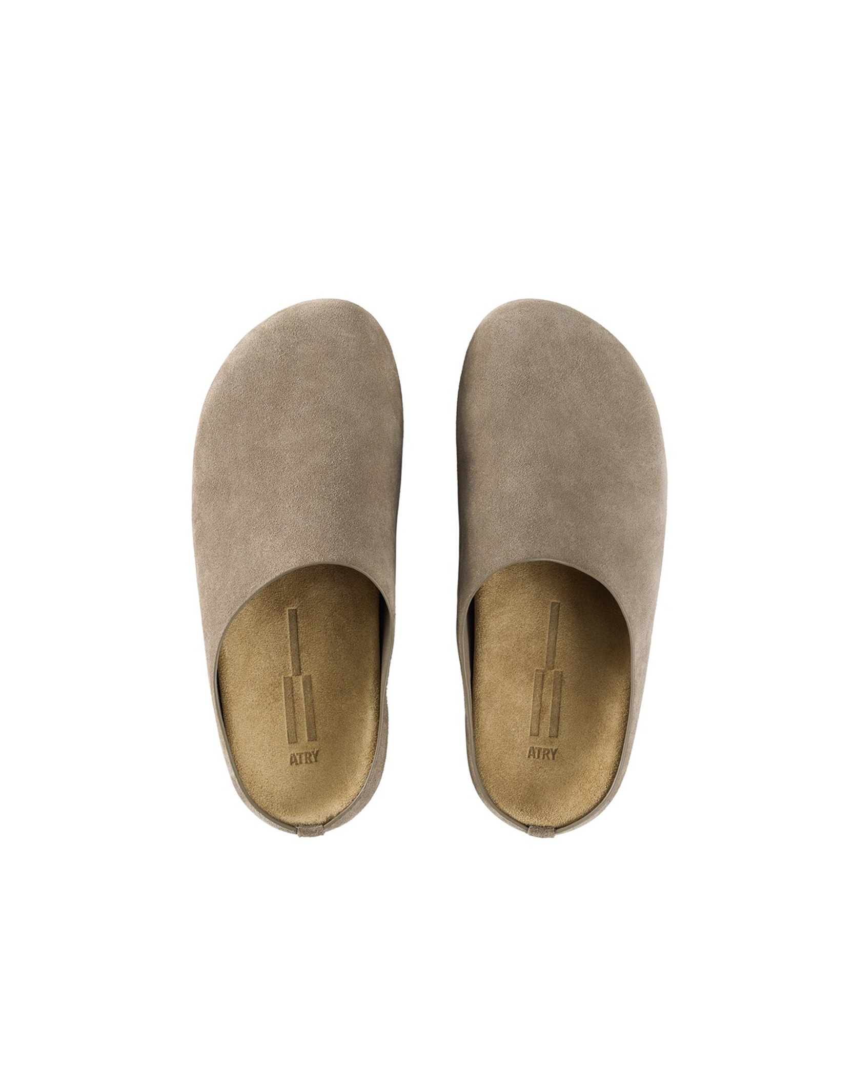 ATRY BROWN COMFORT CLEAN FOOTBED CLOGS