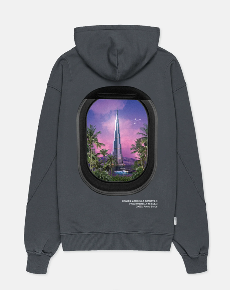 HOMIES -  DUBAI HOODIE - BACKSTAGE - باك ستيج - BACKSTAGE باك ستيج your go-to destination for discovering the finest brands that cater to every taste and occasion in KSA and Middle East. 