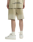 IZZUE - Spray distress shorts beige - BACKSTAGE - باك ستيج - BACKSTAGE باك ستيج your go-to destination for discovering the finest brands that cater to every taste and occasion in KSA and Middle East. 